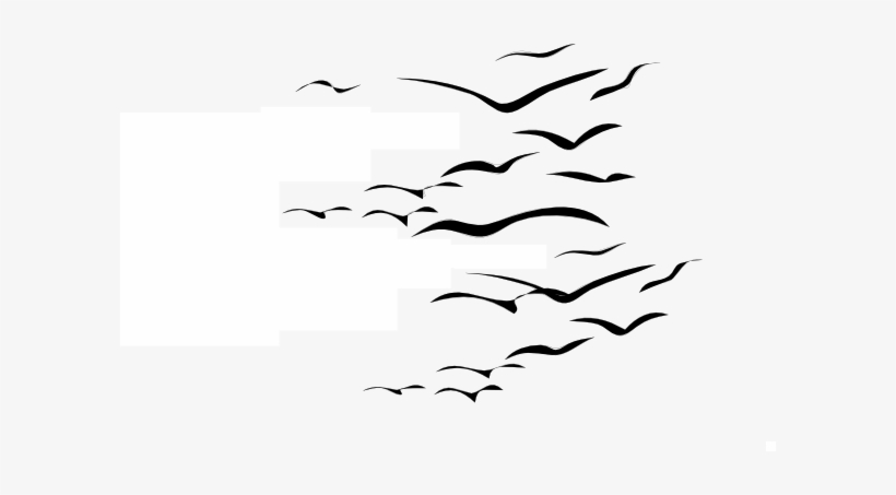 Bird Flock Svg Clip Arts 600 X 373 Px Transparent Png 600x373 Free Download On Nicepng
