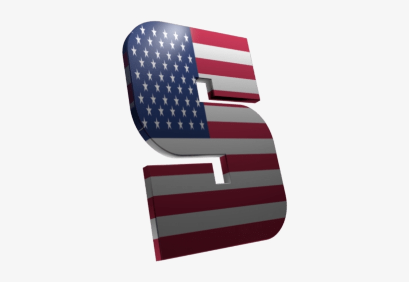 Create Transparent 3d Text Logo Or Header - Flag Of The United States, transparent png download