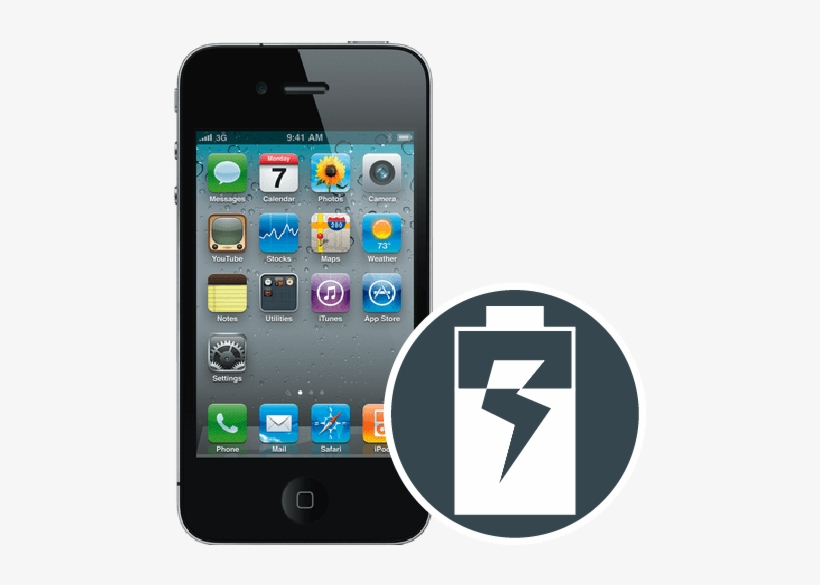 Iphone 4s Battery Replacement - Apple Iphone 4, transparent png download