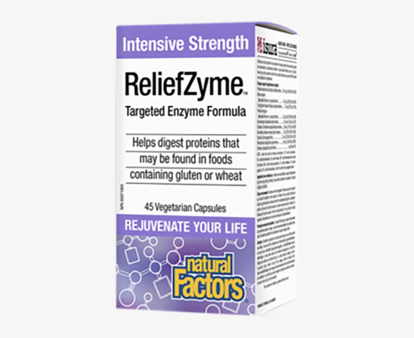 Natural Factors Reliefzyme 45 Veggie Cap - Natural Factors Curcuminrich Joint Optimizer - 60 Vegetarian, transparent png download