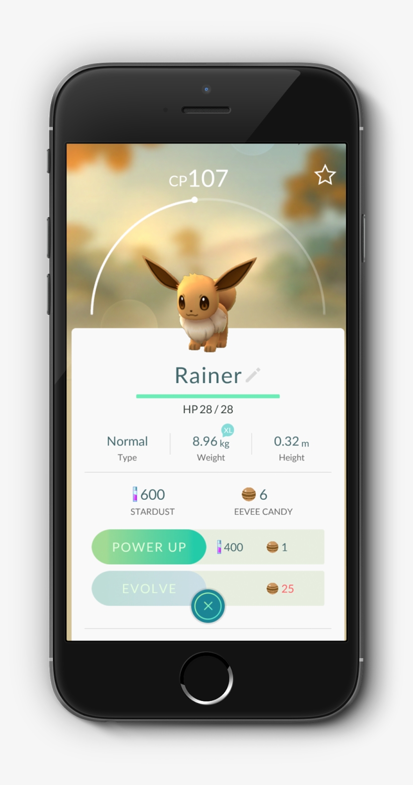 Evee Pokémon Go - Pokémon Go, transparent png download