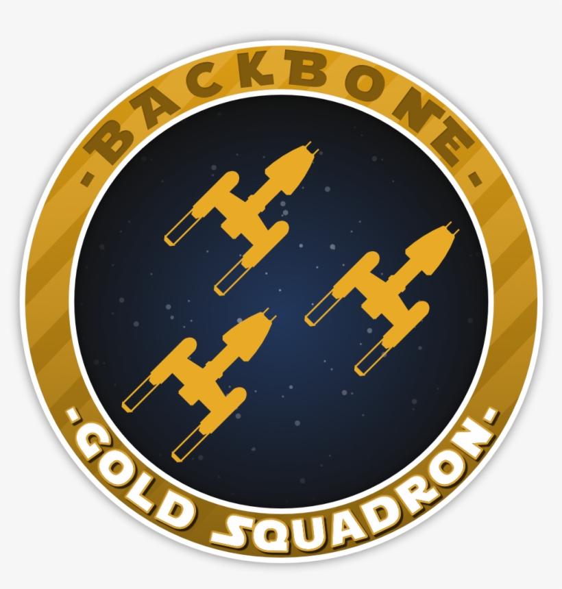 Gs Gold Outline White Font - Circle, transparent png download