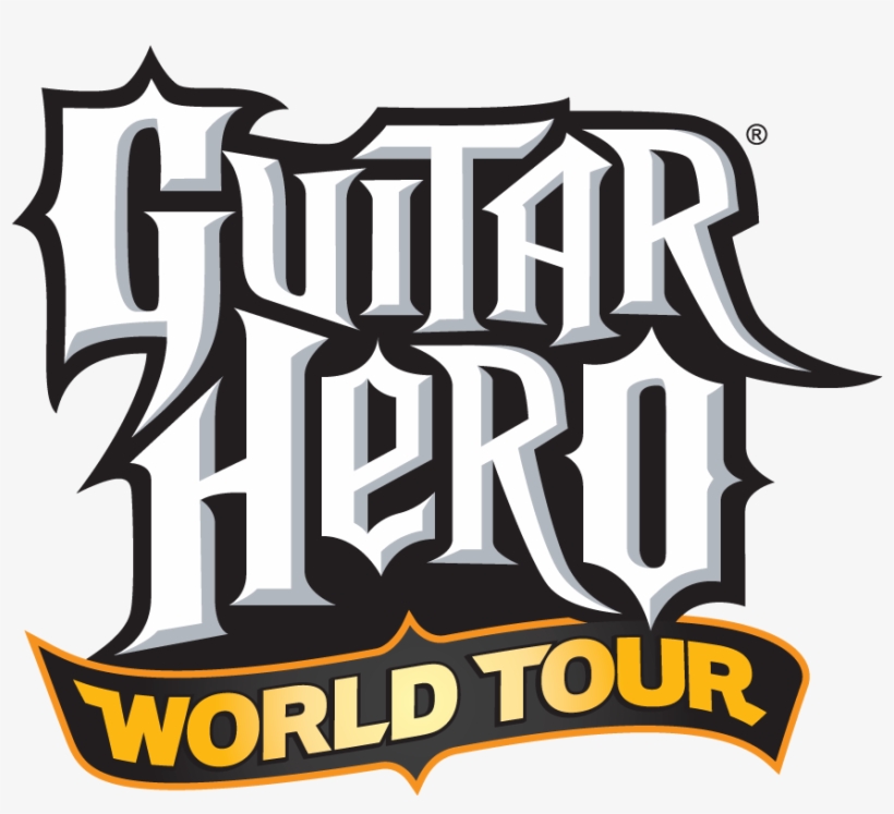 Today Guitar Hero Publisher Activision Revealed - Guitar Hero World Tour Logo, transparent png download
