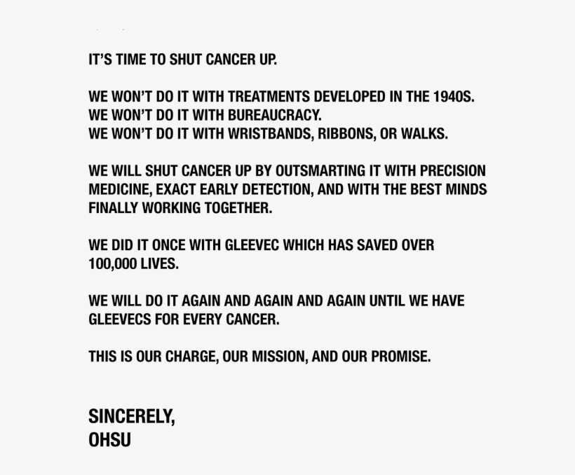 After Cancer Angers And Scares People, Ohsu Enters - Channel Capacity, transparent png download