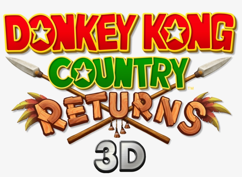 Logo - Donkey Kong Country Returns 3ds, transparent png download