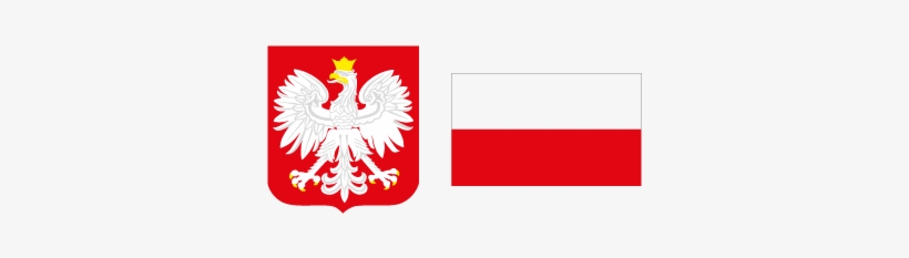 Flag Of Poland Vector - Polska Flaga I Godlo, transparent png download