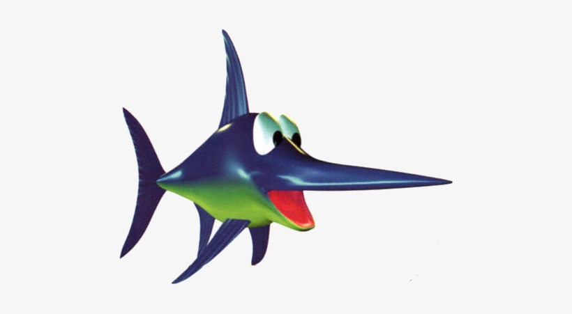 Enguarde The Swordfish - Donkey Kong Country Fish, transparent png download