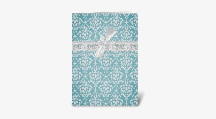 Aqua Baroque Vintage Lace Card Greeting Card - 3drose Llc Lsp 65794 2 Pretty White Witch, transparent png download