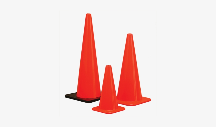 Orange Safety Cones - Red Cones Traffic, transparent png download