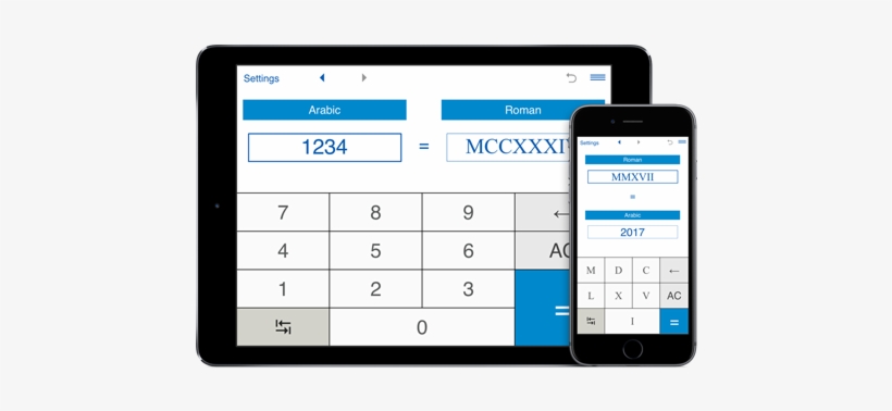 Roman Numerals Converter For Mobile Devices - Tdee Calculator, transparent png download