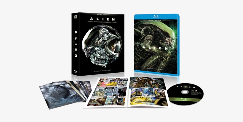 On October 7 Fox Home Entertainment Releases The Alien - Alien 35th Blu Ray, transparent png download