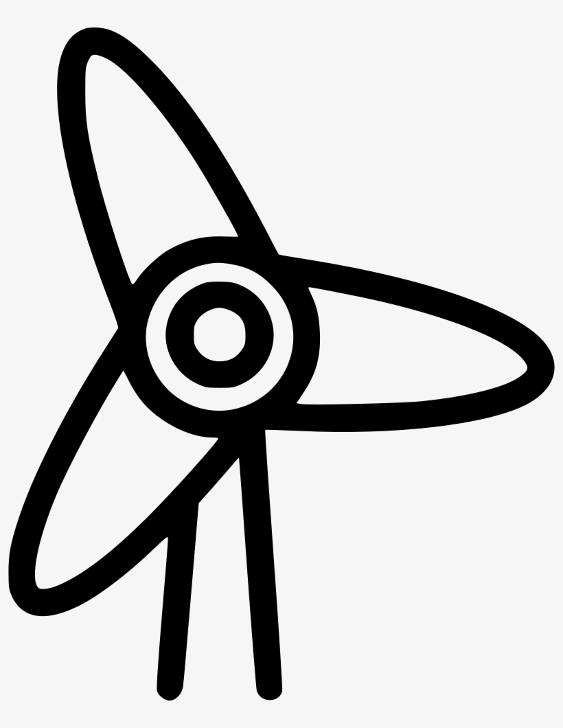 Wind Turbine - - Wind Turbine Icon .png, transparent png download