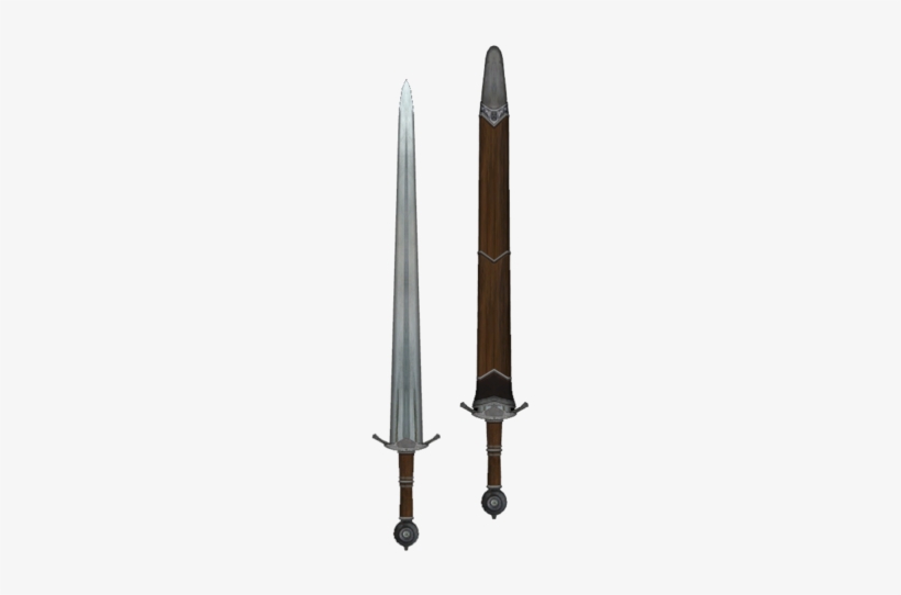 Steel Longsword - The Elder Scrolls Iv: Oblivion, transparent png download
