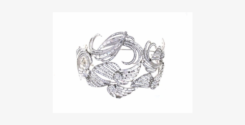 Art Deco Bon Bon Swirl Vintage Wedding Headbands Bd085 - Bracelet, transparent png download