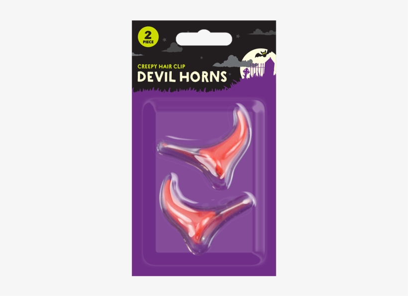 Halloween Devil Horn Hair Clips - Halloween, transparent png download