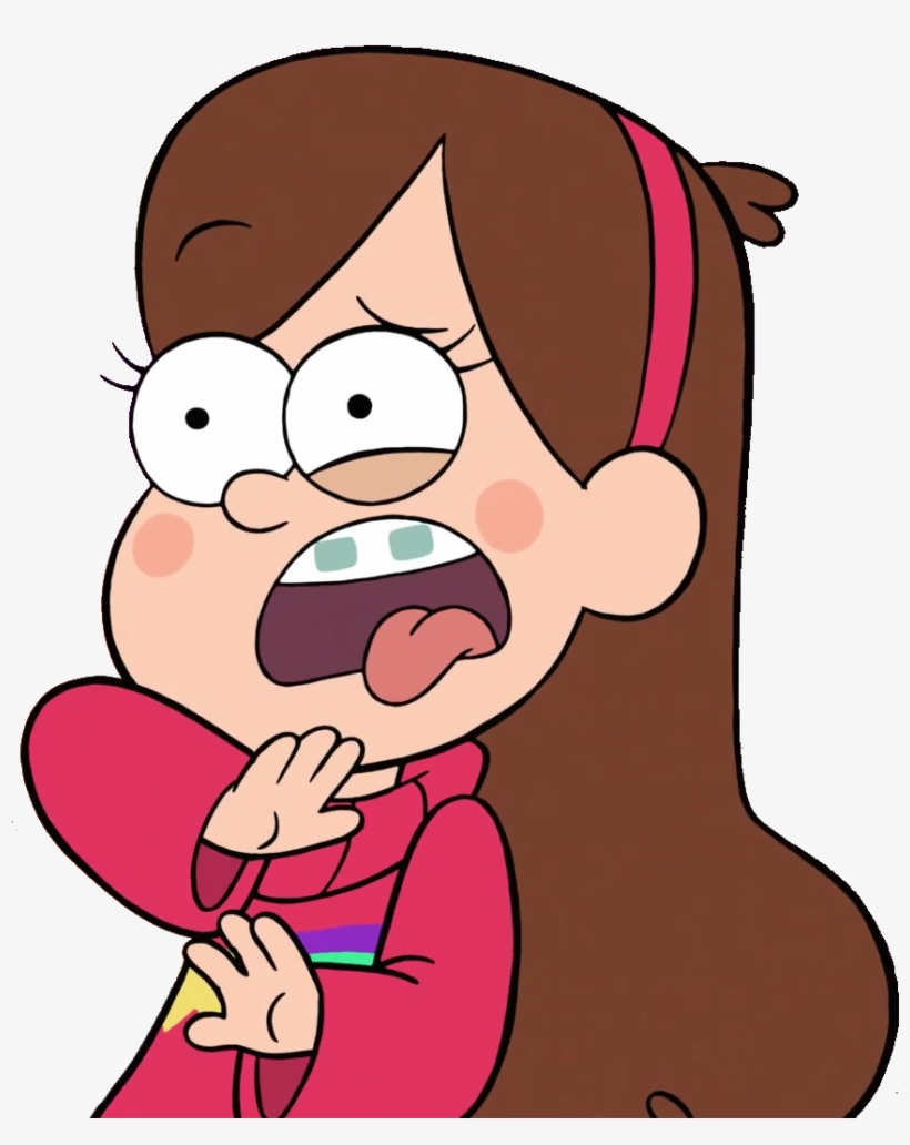 S1e1 Mabel Grossed Out By Gnome Picture Transparent - Gravity Falls Overlays, transparent png download