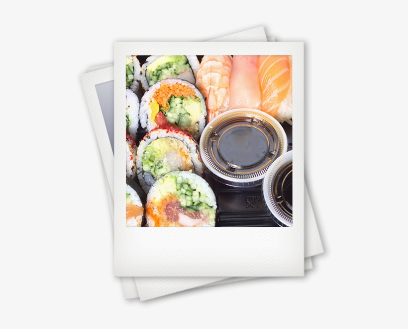 Sushi-polaroid - Fresh Market Sushi Prices, transparent png download