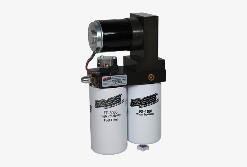 Titanium Series Diesel Fuel Pump 165gph Dodge Cummins - Fass (t D10 125g) Titanium Series Fuel Air Separation, transparent png download