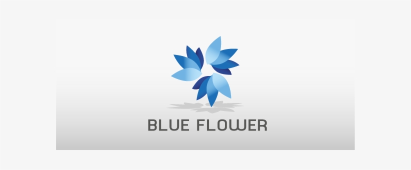 Blue Flower Logo - Flower, transparent png download