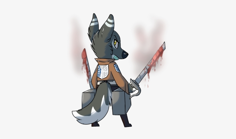 *raises Paw Hand* The Vast Majority Are Normal And - Attack On Titan Furry, transparent png download