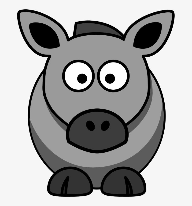Burro - Cartoon Horse, transparent png download