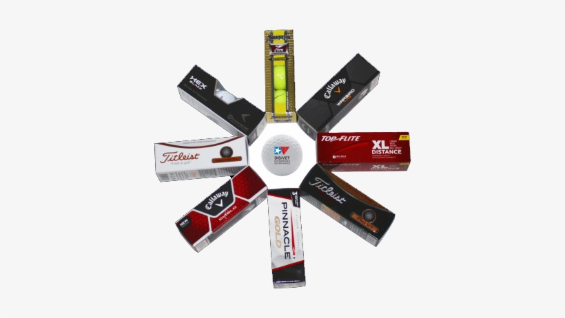 Custom Logo Golf Ball Brands Callaway Top-flite, Pinnacle, - Golf Ball Brands, transparent png download