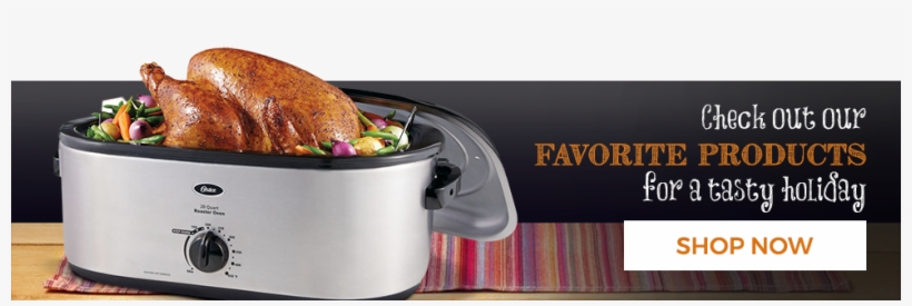 Desserts - Oster Stainless Steel 20-quart Self-basting Roaster, transparent png download