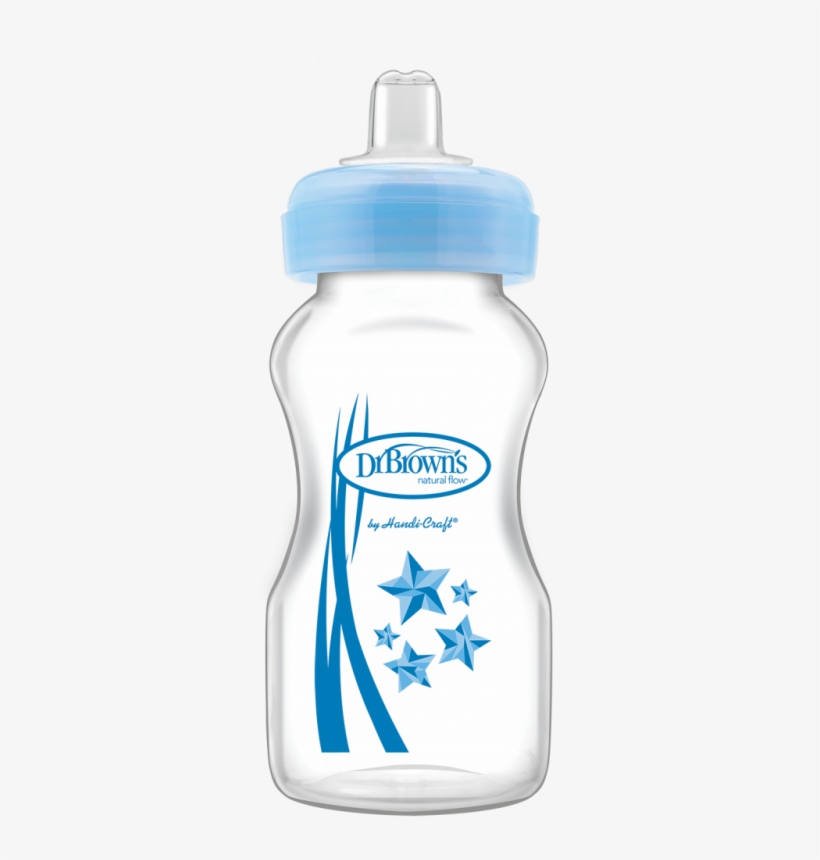 The 2 In 1 Transition Bottle Kit Is Dishwasher And - Dr. Brown's Natural Flow 9 Oz Glass Bottles, transparent png download