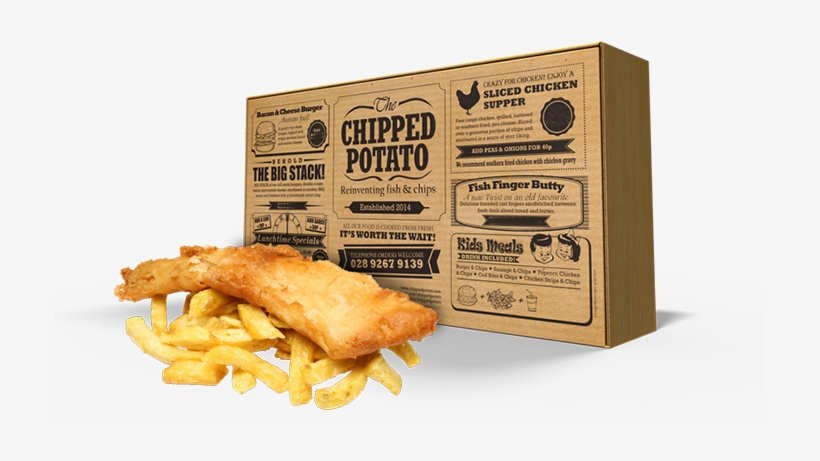 Fish Supper At The Chipped Potato - The Chipped Potato, transparent png download