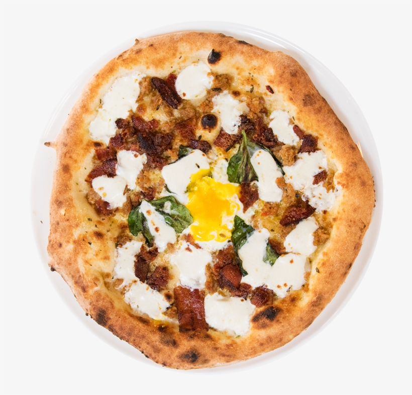 Np Egg N Bacon - Pizza, transparent png download