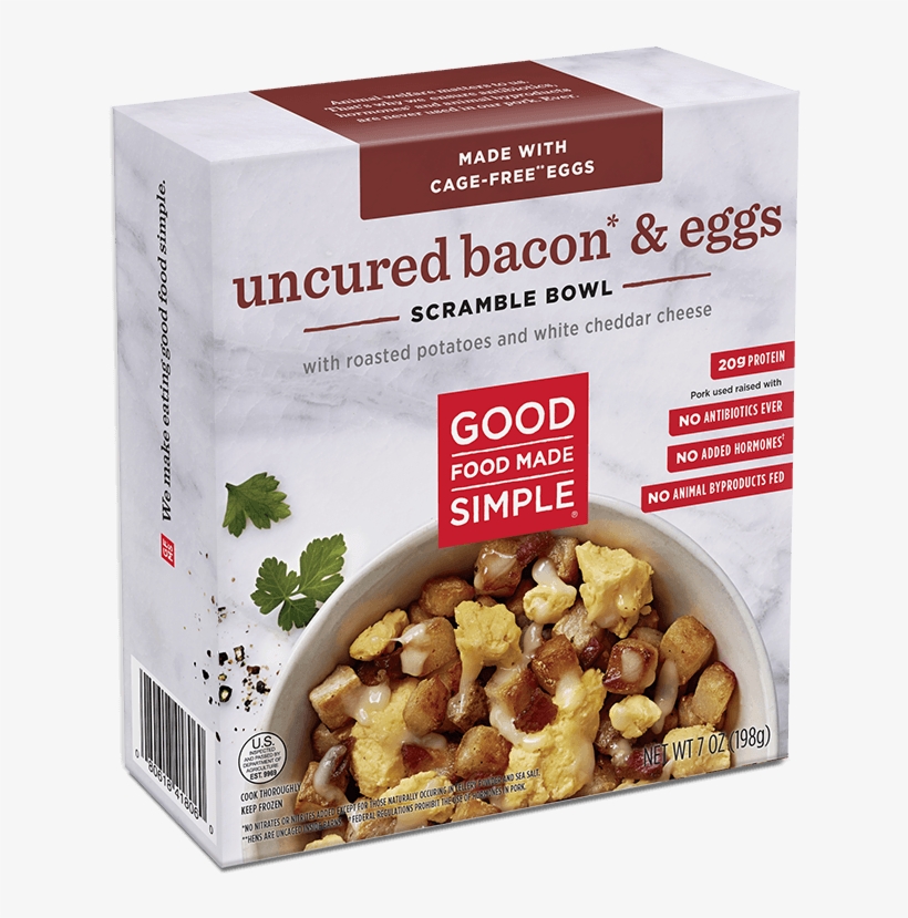 Uncured Bacon & Eggs - Good Food Made Simple Chicken Pad Thai - 9.5 Oz, transparent png download