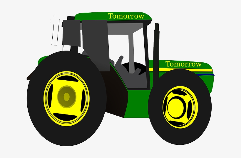 Self-driving Tractors Are Starting To Take Over On - Green Tractor Clip Art, transparent png download