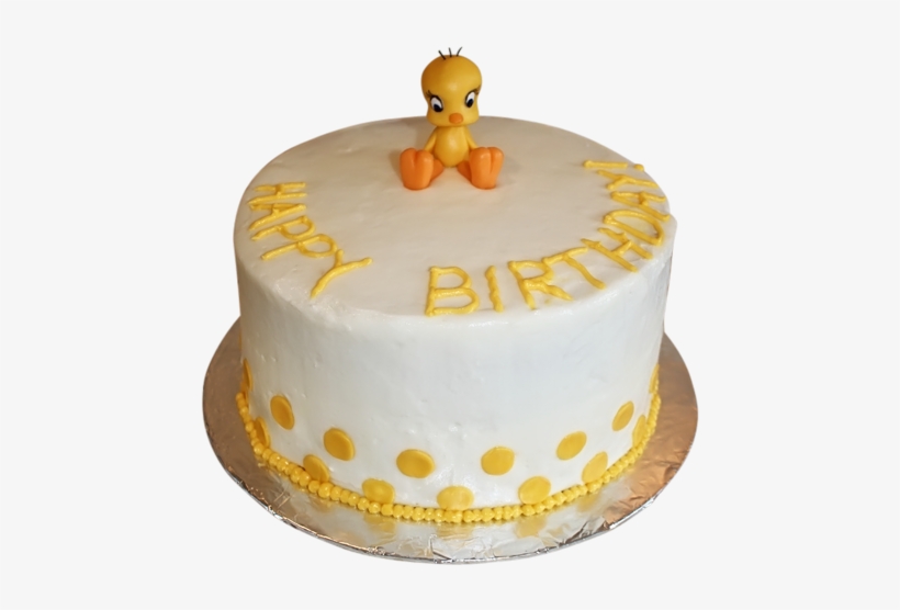 Custom Cake Tweety Bird - Tweety Bird Birthday Cake, transparent png download