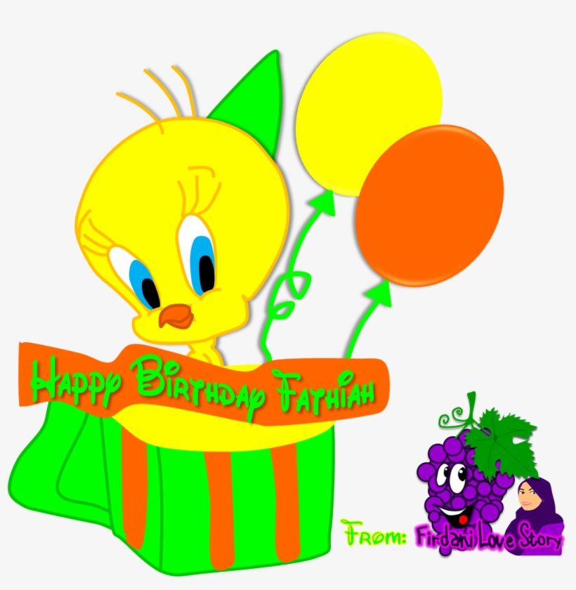 Kartun Tweety Free Cliparts That You Can Download To - Happy Birthday Tweety Clipart, transparent png download