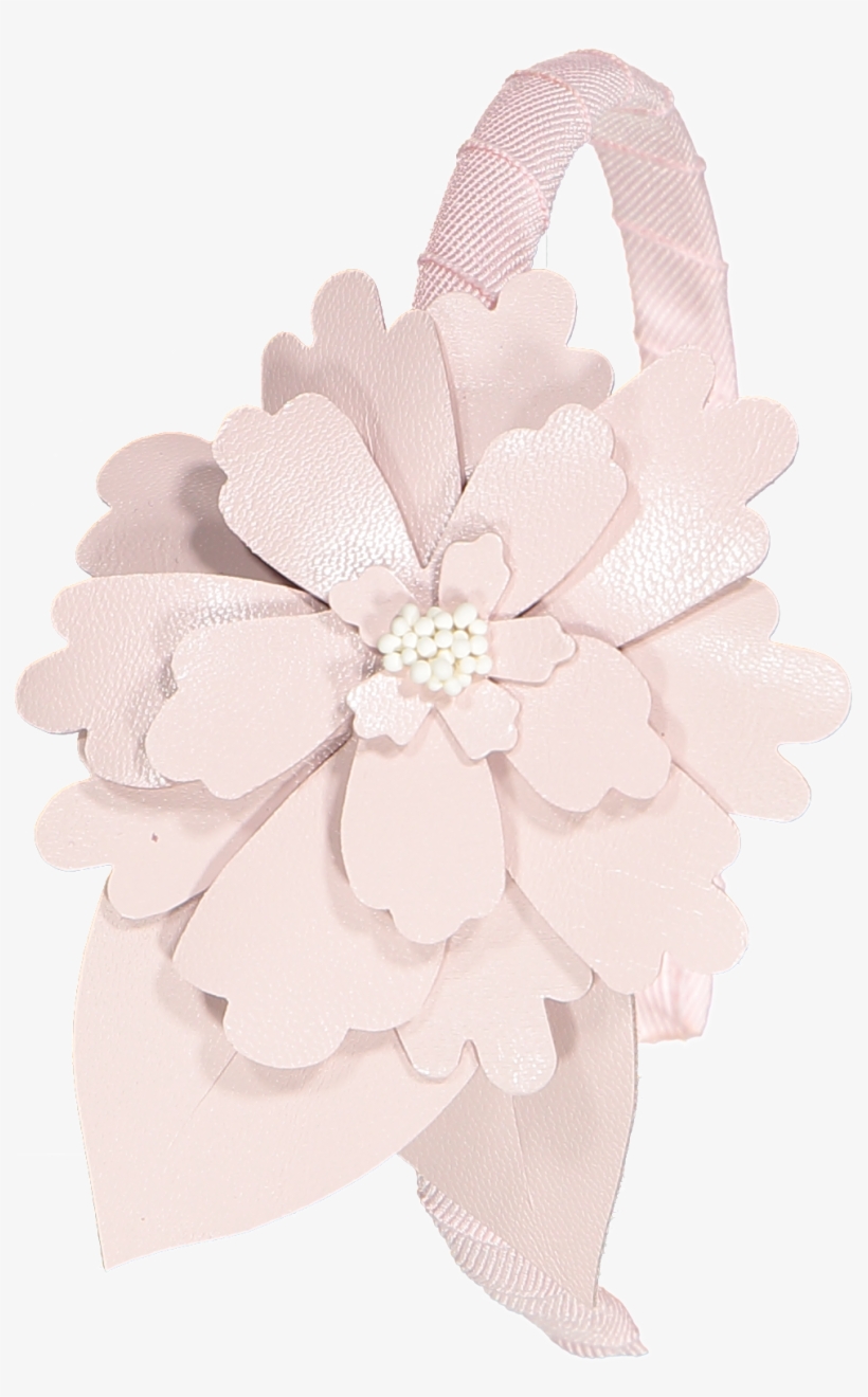 Jasmine Flower Leather Headband Pink - Headband (pink), transparent png download
