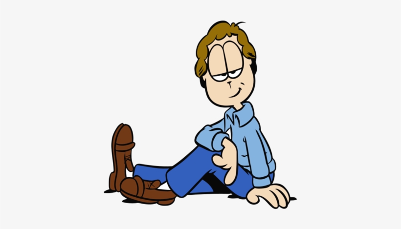 Please Help The Sad Boy - Jon Arbuckle Png, transparent png download