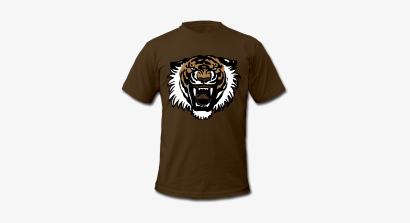 Roaring Tiger By Cherful Madness Suitable For Plot - T Shirt, transparent png download