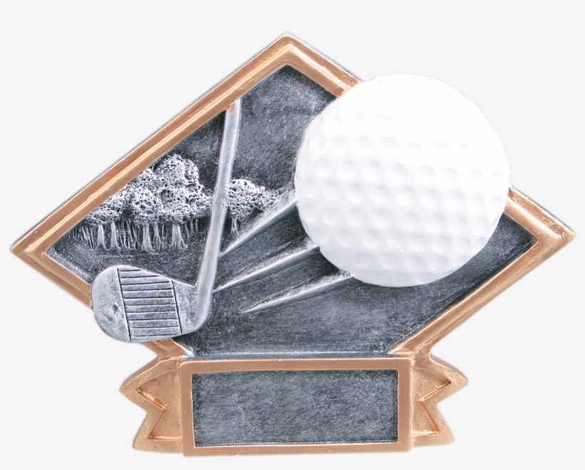 Small Diamond Plate Golf Award - Golf Diamond Trophy, transparent png download