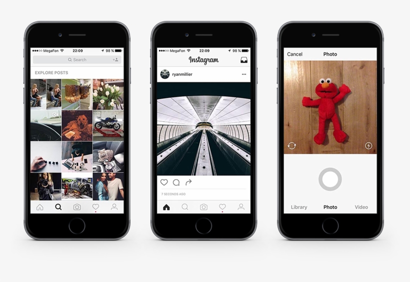 Wersm Instagam Black And White - Black Iphone Instagram, transparent png download