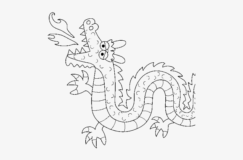 Dragao Cuspindo Fogo Para Colorir, transparent png download