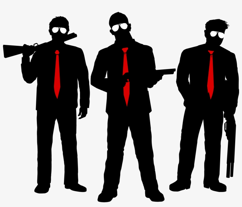 Triple Barrel Man Person Silhouette Human Png - Gangstar Vegas Png, transparent png download