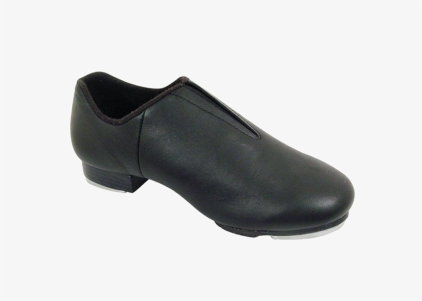 Tap Shoes Png Transparent - Dance Class Black Leather Laceless Split Sole Rhythm, transparent png download