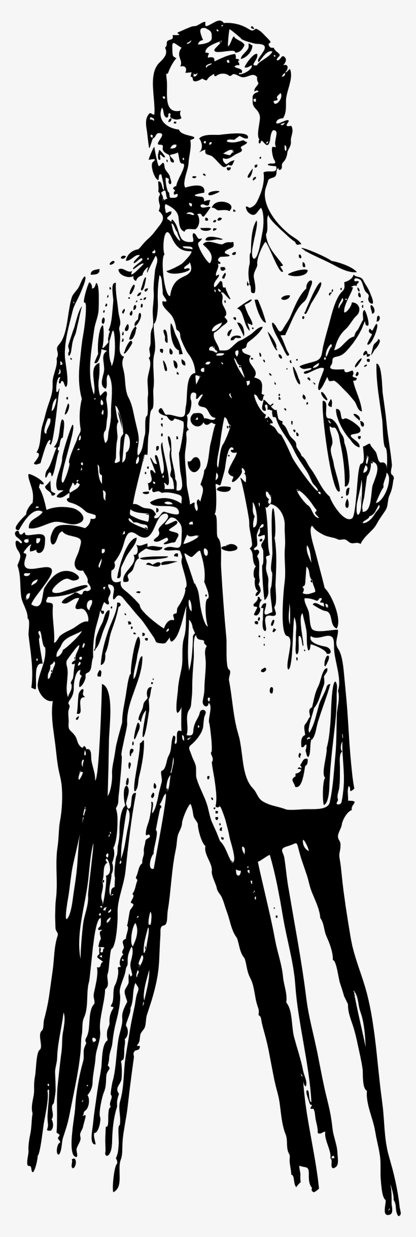 This Free Icons Png Design Of Moustachioed Man In Suit, transparent png download