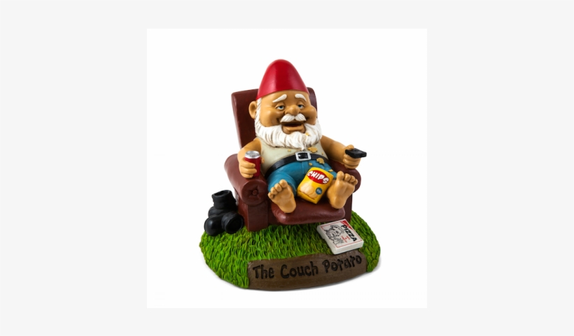 Big Mouth Inc. Couch Potato Lawn And Garden Gnome, transparent png download