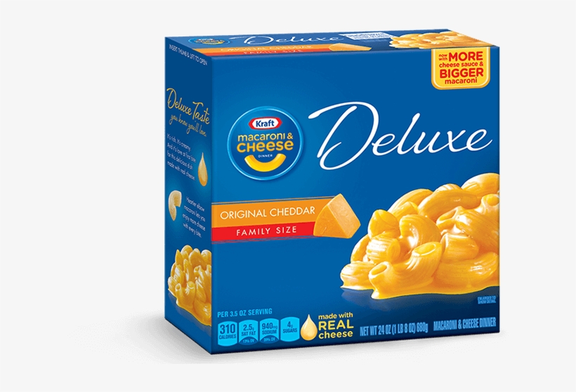Kraft Mac & Cheese Deluxe - 14oz, transparent png download
