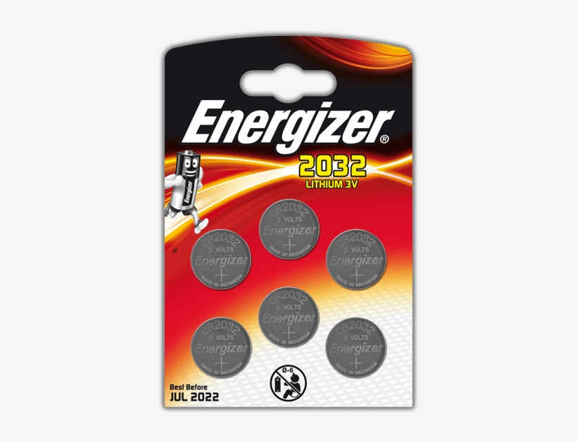 Energizer® Electronic Batteries Cr2032 - Energizer Cr2032 Coin Cell 3v Lithium Batteries | 6, transparent png download