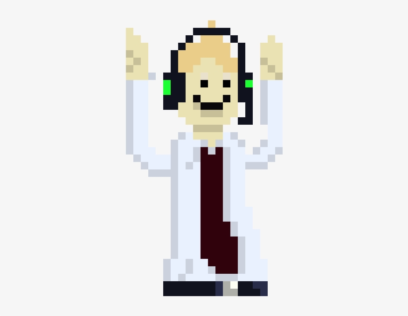 The Happy Guy Gamer White - Luke And Darth Vader Png, transparent png download