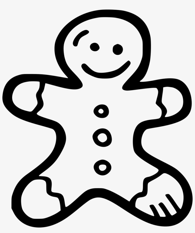 Gingerbread Guy Comments - Cartoon, transparent png download