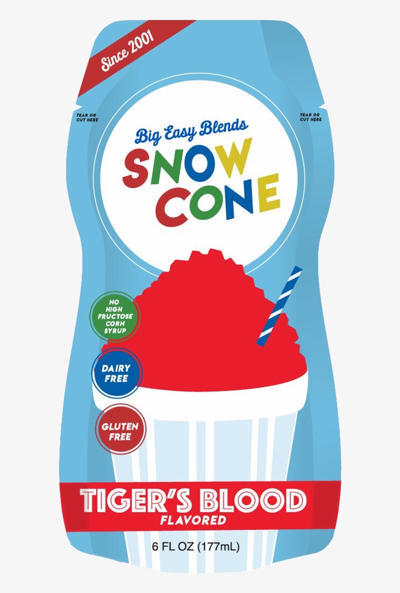 Snow Cone Tigers Blood - Snow Cone, transparent png download