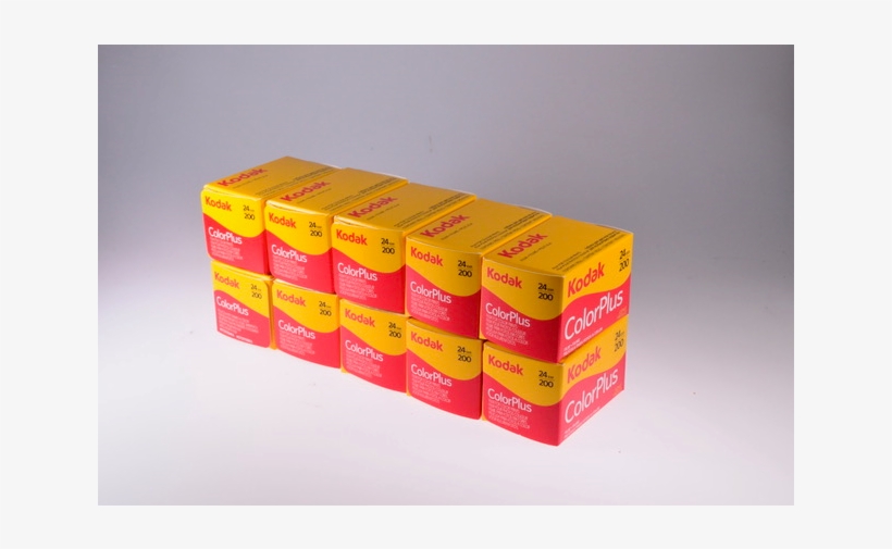 Kodak Color Plus 200 135 36 Exp 10 Pack - Kodak Color Plus 200 135/36, transparent png download